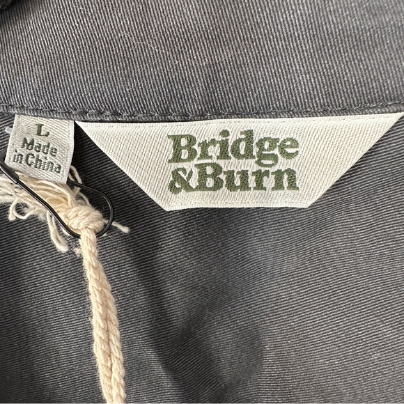 Bridge & Burn The Lou Utility Jumpsuit NWT NEW Large Slate - Picture 7 of 13